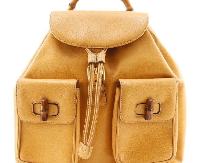 日本直送】グッチ GUCCI バンブーリュック リュック・デイパック
