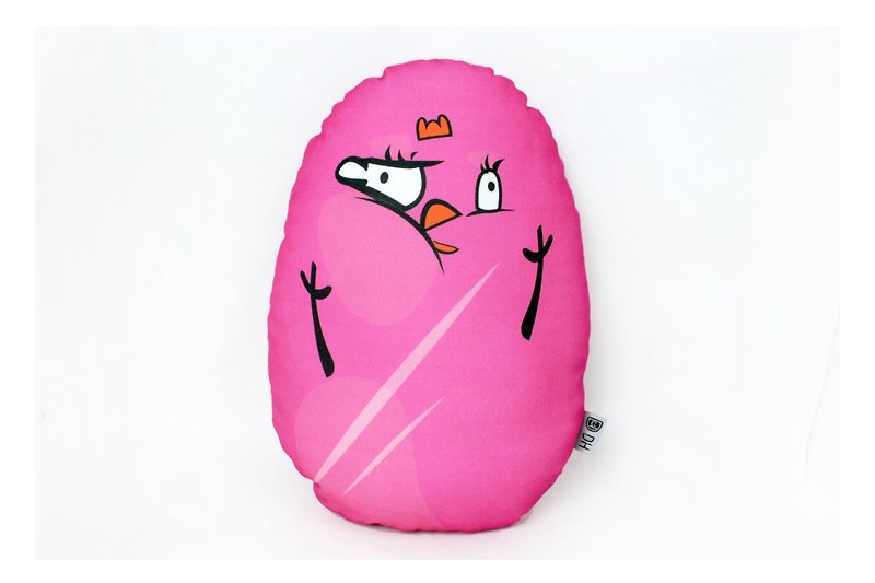 好雞蛋！抱枕／交換禮物／彌月禮/紅蛋 - 枕頭/咕𠱸 - 其他材質 粉紅色