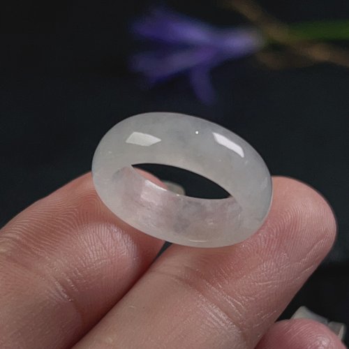 瓔珞珠寶盒 E.L.Jewelry Box 冰種翡翠戒指戒圈 | 國際8圍 | 天然緬甸玉翡翠A貨 | 送禮