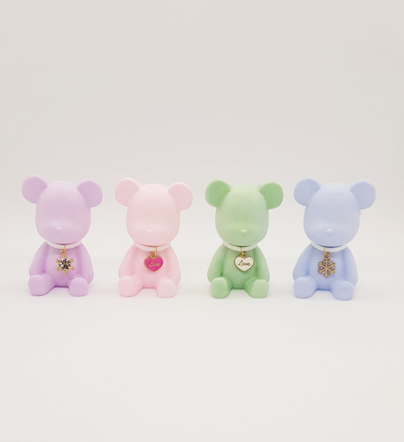 Variety of Pendants Bear Diffuse Stone-Birthday Gift-Wedding Small Items - น้ำหอม - วัสดุอื่นๆ ขาว