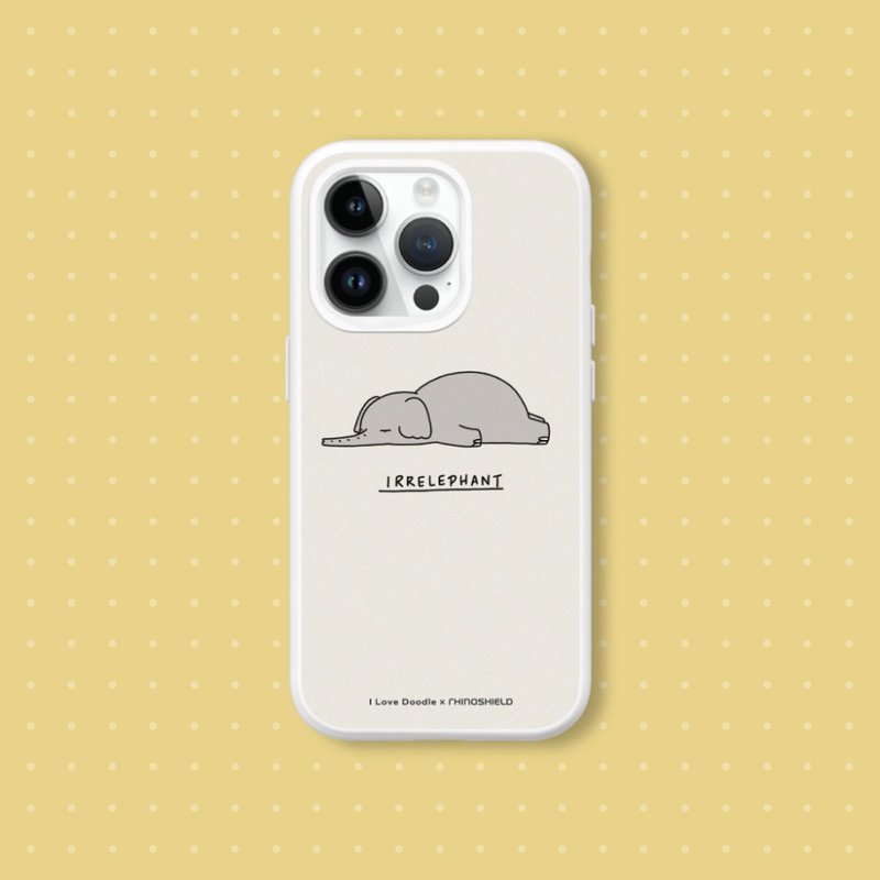 SolidX強化吸震緩衝防摔手機殼∣ilovedoodle/大象 for iPhone - 手機殼/手機套 - 塑膠 多色