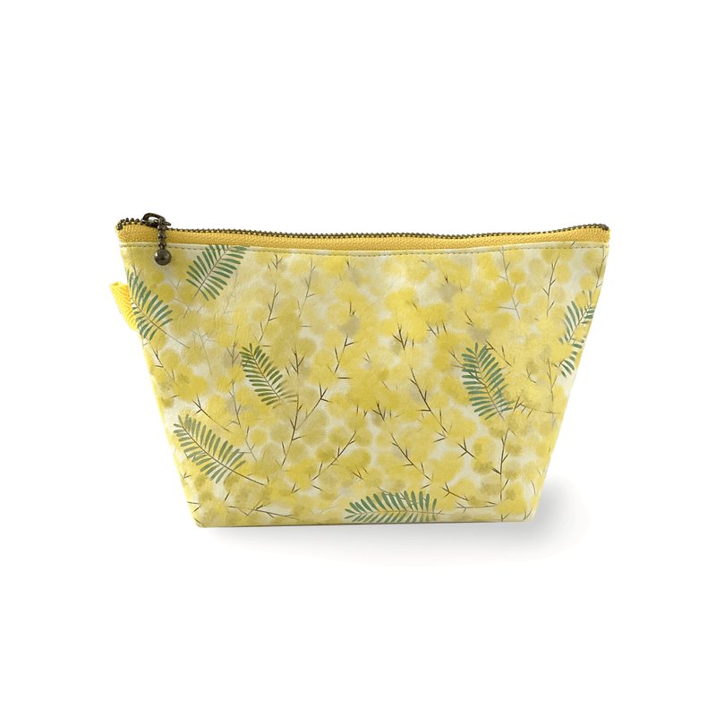 Pouch mimoza - Toiletry Bags & Pouches - Faux Leather Yellow