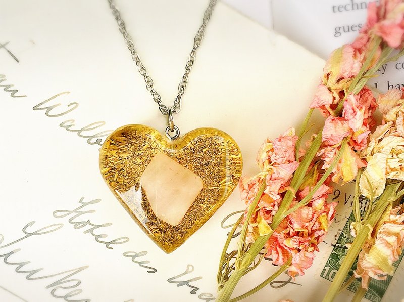 Orgonite能量淨化/能量發生器/粉晶愛心能量項鍊 定價1,800 - 項鍊 - 其他材質 