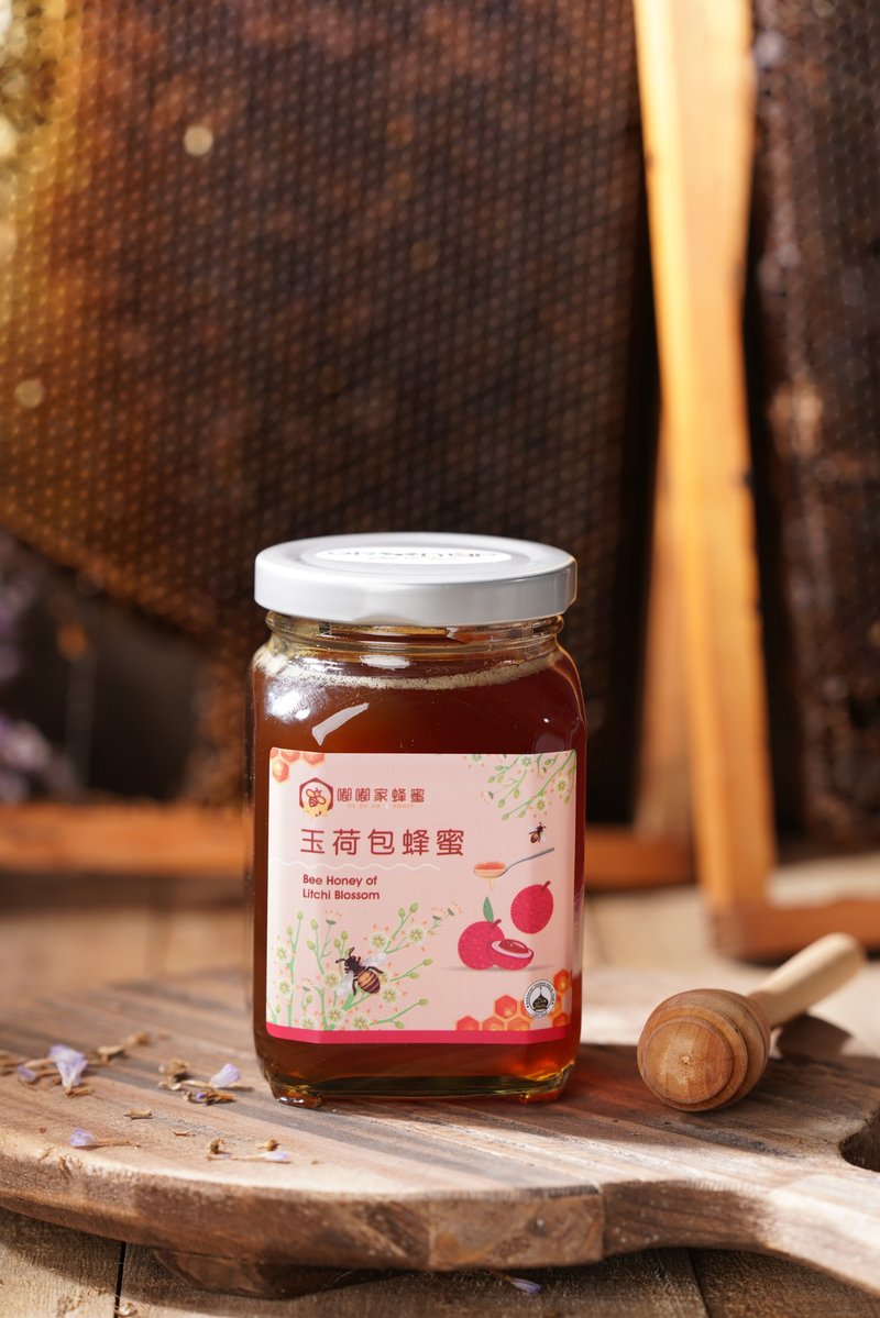 【嘟嘟家蜂蜜】完熟蜂蜜 | 玉荷包蜂蜜385g - 蜂蜜/黑糖 - 新鮮食材 橘色