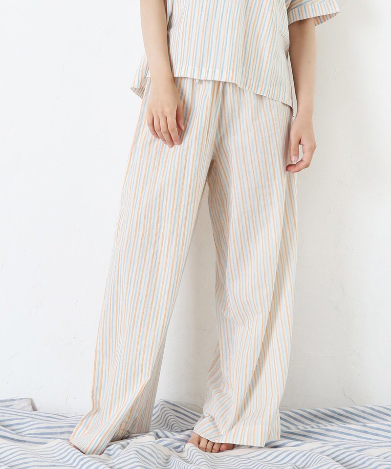 Kadi Pajamas Pants Long / stripe - ชุดนอน/ชุดอยู่บ้าน - ผ้าฝ้าย/ผ้าลินิน 