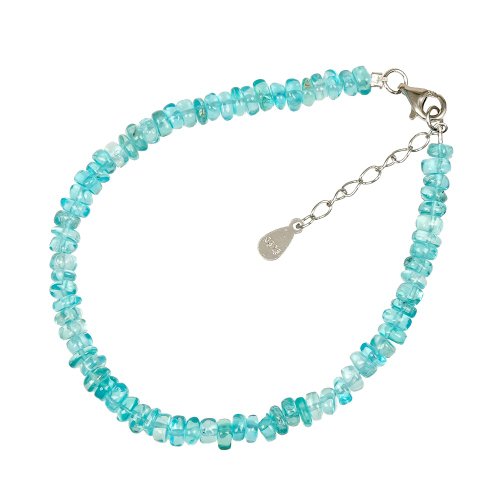 正佳珠寶 Gemsrich Jewelry 【正佳珠寶】藍磷灰 頂級原礦玻璃體 5.8g 藍磷灰手鍊