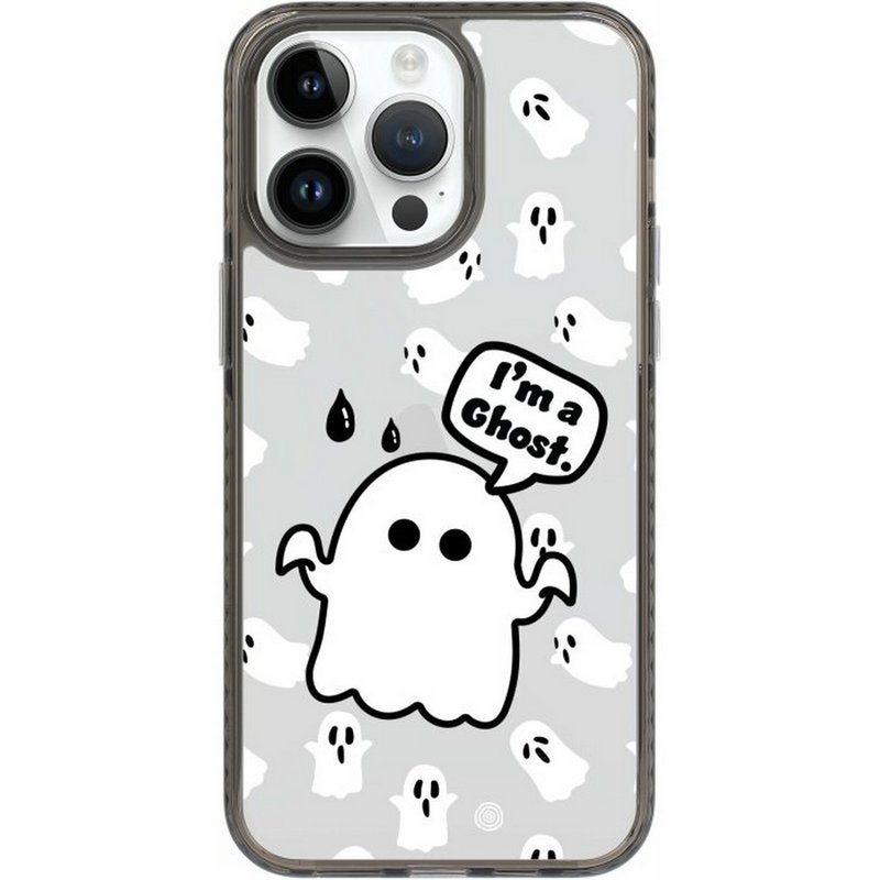 I AM Ghost iPhone 16 Samsung s24 Golden Case/Mirror Case/Hybrid Plus - เคส/ซองมือถือ - พลาสติก หลากหลายสี