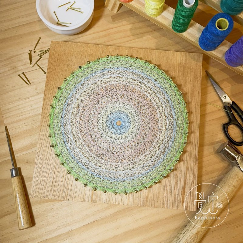 Stringart 藝術作品 - 擺飾/家飾品 - 其他材質 多色