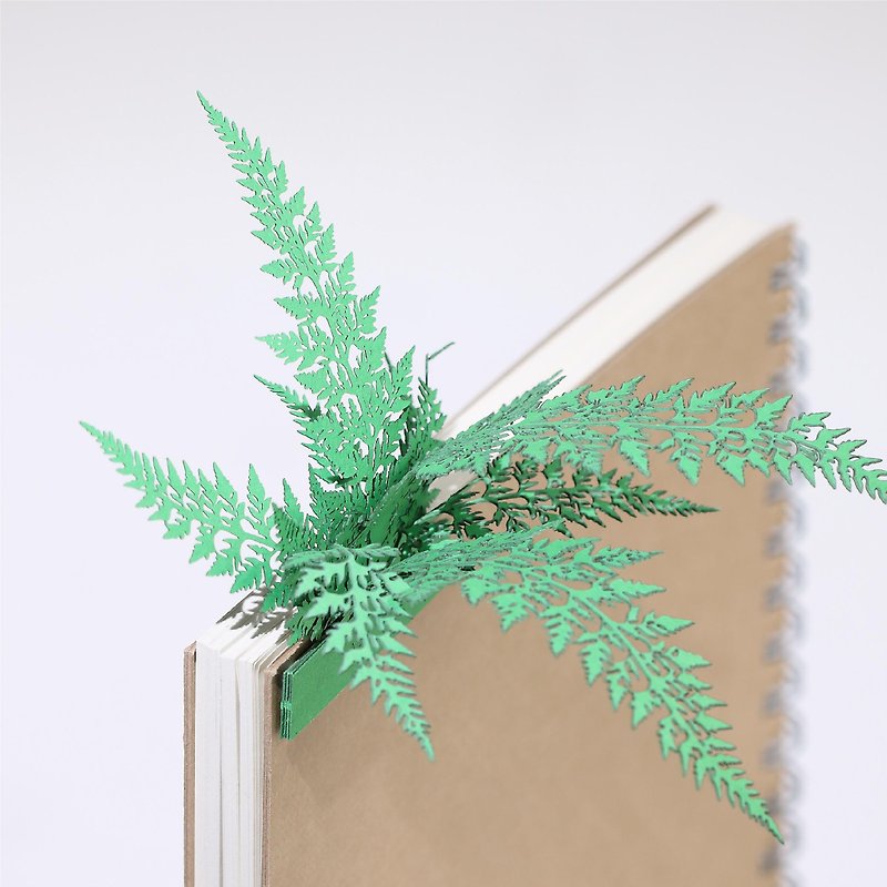 【立體植物貼紙】 蹄蓋蕨 (605004) FingerART紙雕紙藝術 - 貼紙 - 紙 綠色