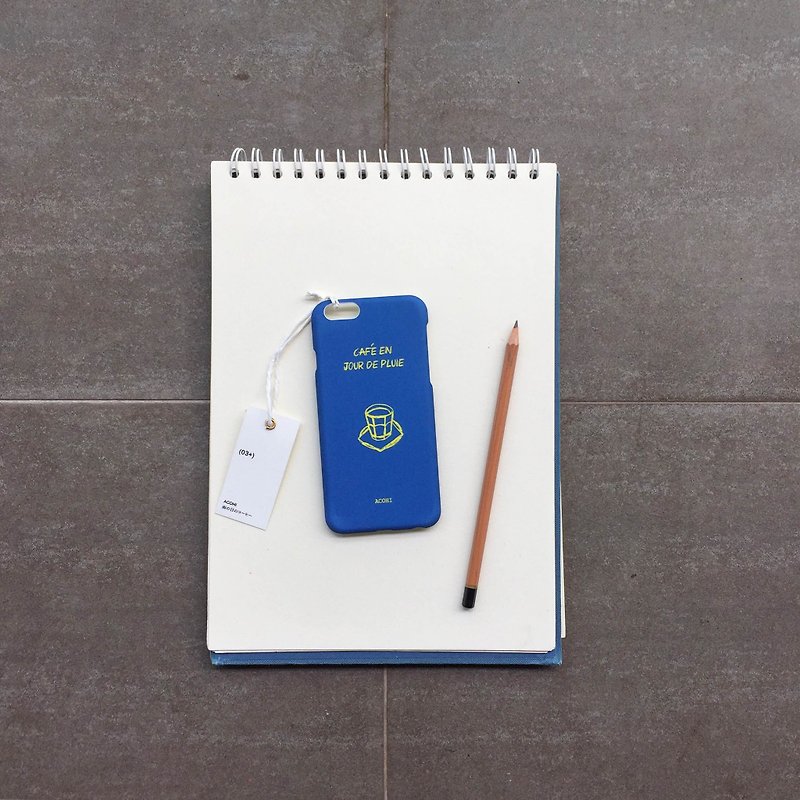 ACOHI CRAYON CASE 01 (when subscript, please leave a message model desired) - Phone Cases - Plastic Blue