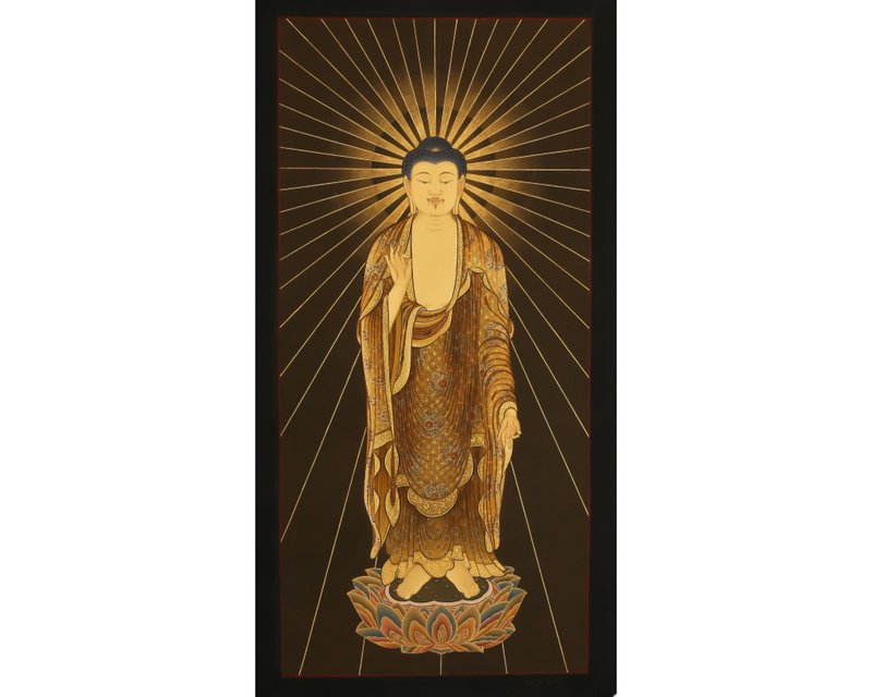 手繪飄逸唐卡  日本神靈 - 壁貼/牆壁裝飾 - 其他材質 多色