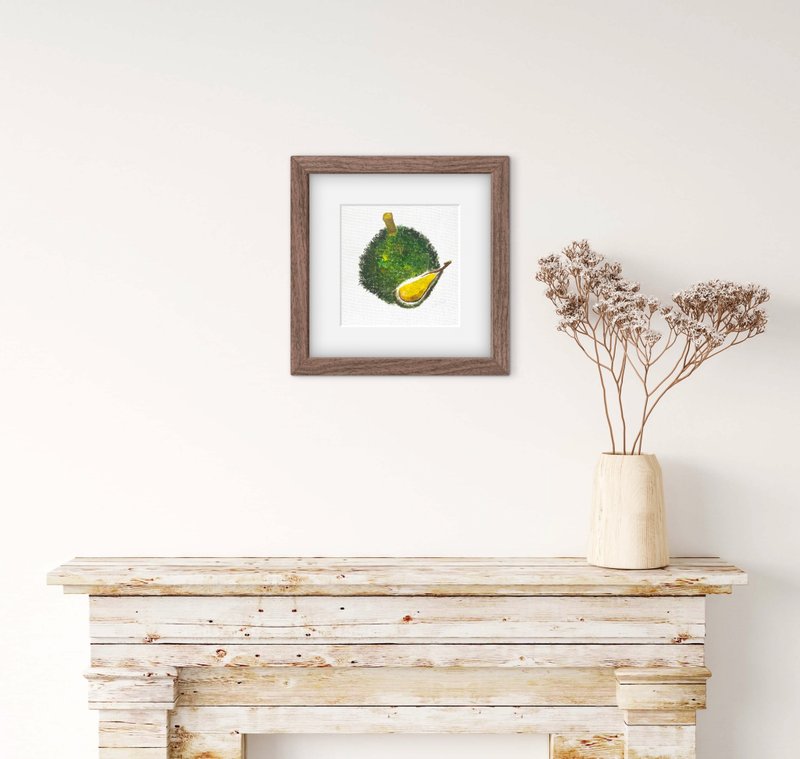 【EllishuaW】壓克力畫作_榴槤樹 Durian Tree - 壁貼/牆壁裝飾 - 壓克力 綠色