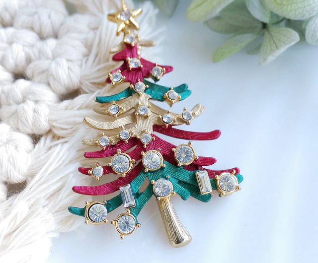 ヴィンテージジュエリー 西洋アンティークオーナメント 立体クリスマス