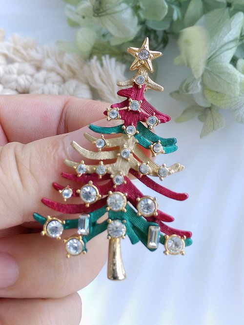 ヴィンテージジュエリー 西洋アンティークオーナメント 立体クリスマス ヴィンテージジュエリー 西洋アンティークオーナメント 立体クリスマス