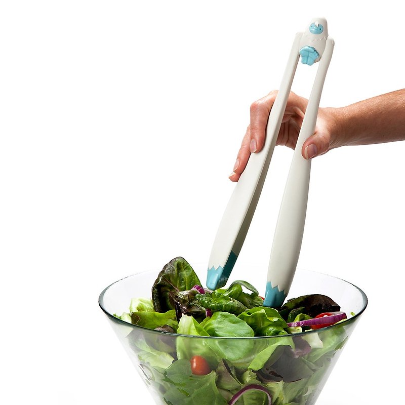 OTOTO Snow Monster Salad Clamp - Cutlery & Flatware - Plastic White