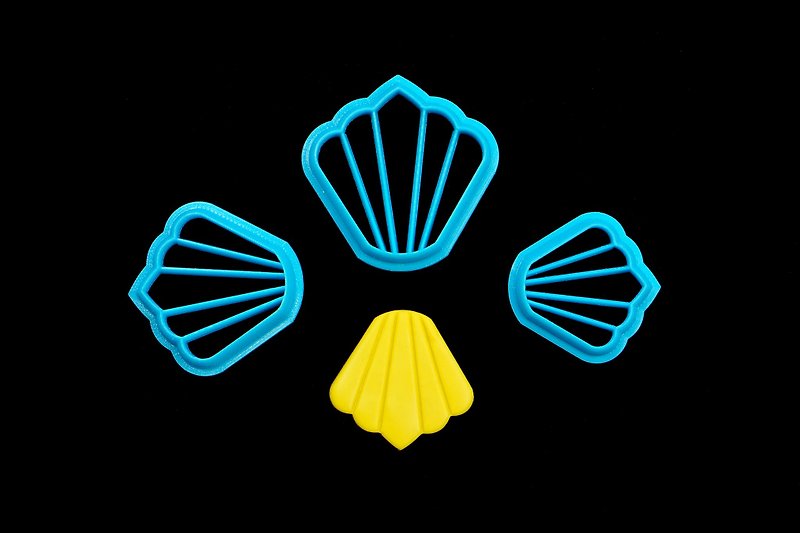 Cutter Seashell (Ver.10). Clay Cutter Set. Jewelry tools. Clay cutters set - Parts, Bulk Supplies & Tools - Plastic 