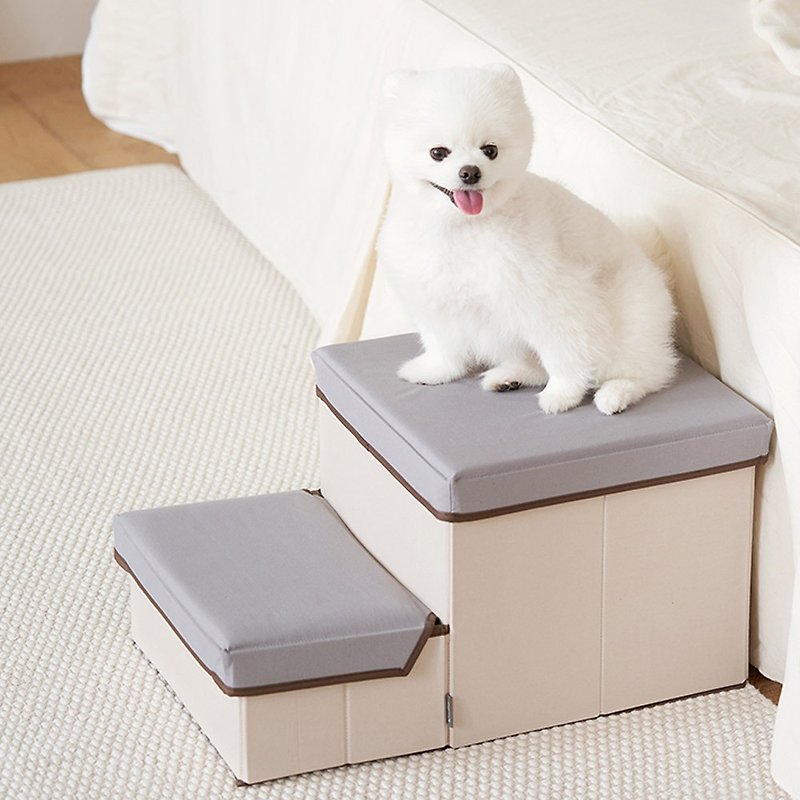 [In stock and out quickly] Perth pet folding storage ladder (2 levels), a must-have for dogs - อื่นๆ - เส้นใยสังเคราะห์ หลากหลายสี