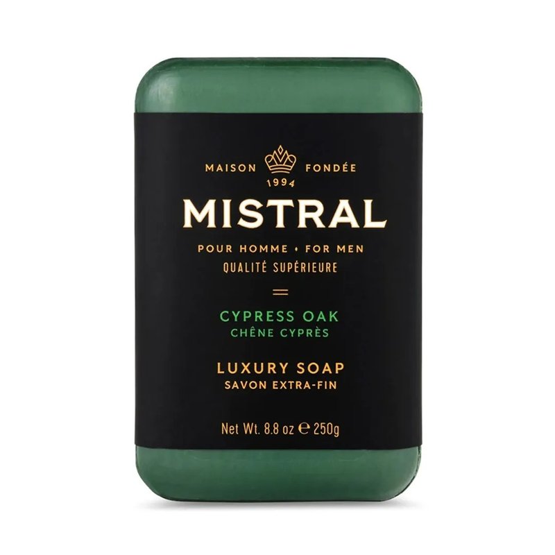 Mistral - 柏樹橡木 紳士香氛皂/香水皂/沐浴香皂肥皂/香水沐浴皂 - 肥皂/手工皂 - 其他材質 