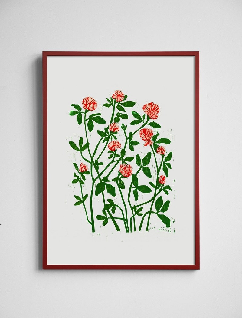 Marta Fromme - 德國藝術家設計海報 MARTAS CLOVER POSTER - 海報/掛畫/掛布 - 紙 多色