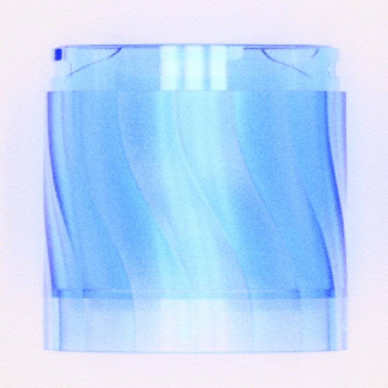 Wattle組件∣瓶身環節_右旋_透明湖水藍 - 水瓶/水壺 - 塑膠 藍色