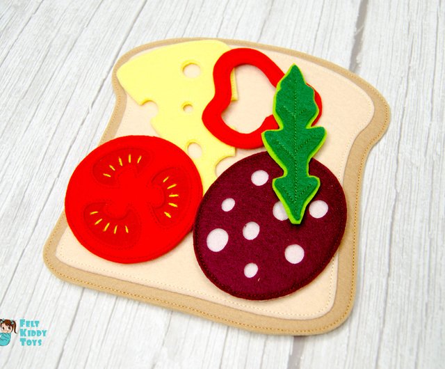 フェルトでサンドイッチ、おもちゃを作る - ショップ