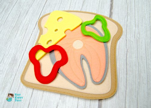 フェルトでサンドイッチ、おもちゃを作る - ショップ