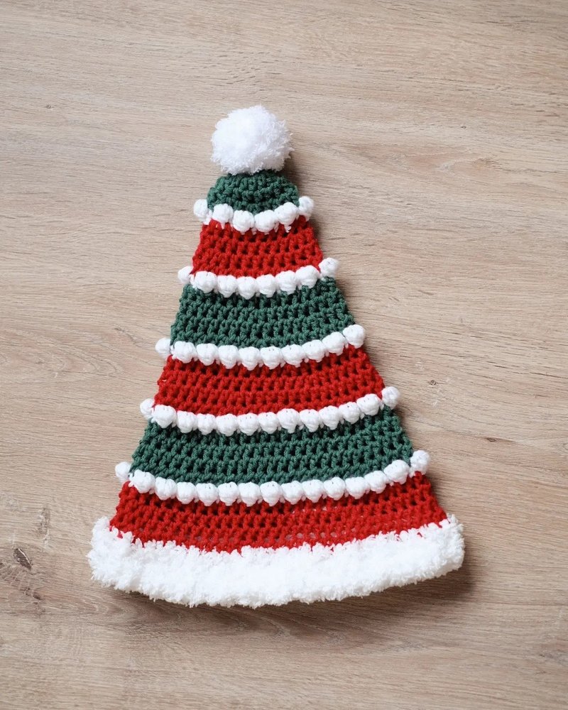 Holiday Picknit | Christmas Hat - หมวก - ผ้าฝ้าย/ผ้าลินิน 