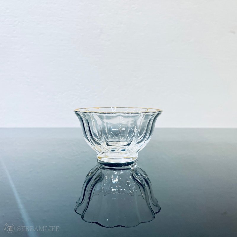 描金琉璃盞 - 菊花 - 茶壺/茶杯/茶具 - 玻璃 透明