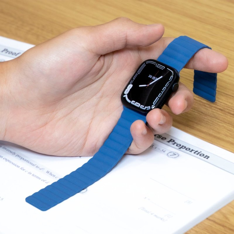 Torrii Apple Watch 錶帶 SATURN 系列 - 寶藍 - 錶帶 - 矽膠 藍色