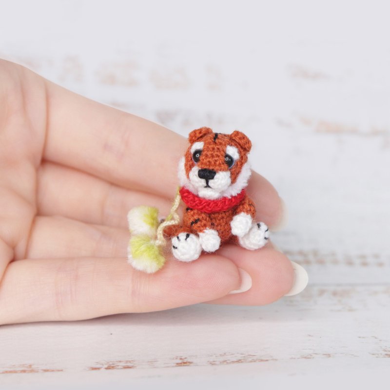 Crochet pattern Micro Tiger 2022, PDF Digital Download, DIY mini amigurumi - 手工藝教學/工具書 - 其他材質 
