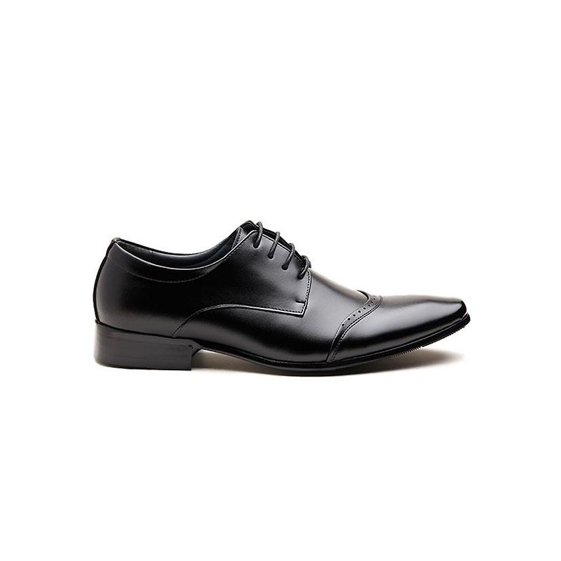 Patricio Leather Shoes KG80047 Black - Men's Leather Shoes - Genuine Leather Black