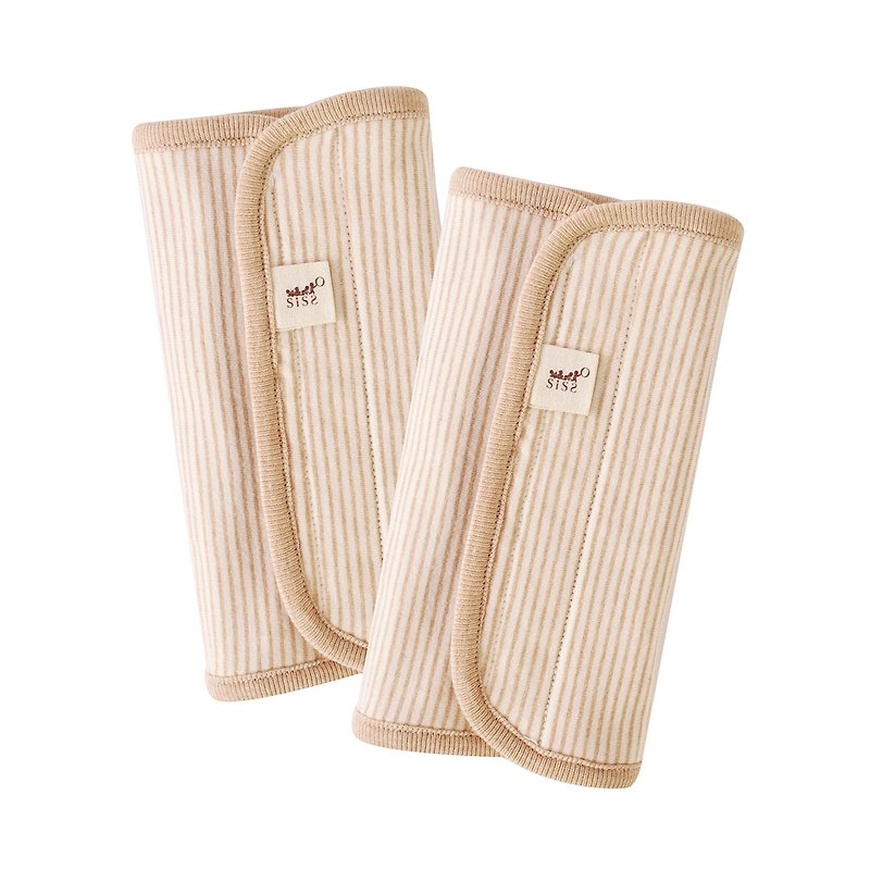 [SISSO organic cotton] saliva towel (coffee terms) a set of two into - ผ้ากันเปื้อน - ผ้าฝ้าย/ผ้าลินิน สีนำ้ตาล