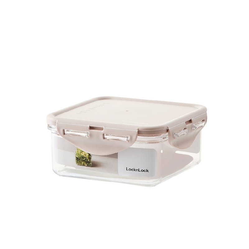 LOCK&LOCK pure fresh-keeping box/square/pink/600ml(LBF854-01) - Lunch Boxes - Plastic 