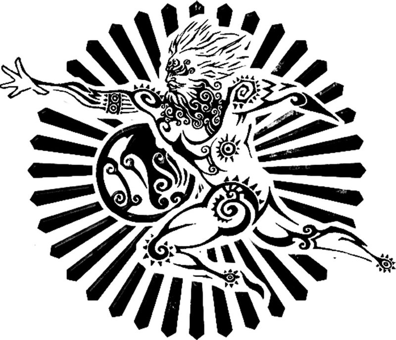 圖案設計 / 夸父追日 - Logo 設計/圖案設計 - 其他材質 