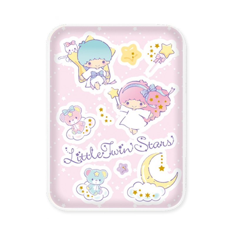 SANRIO-Pocket Power Bank-Sticker Series-LITTLE TWIN STARS - Chargers & Cables - Plastic Pink