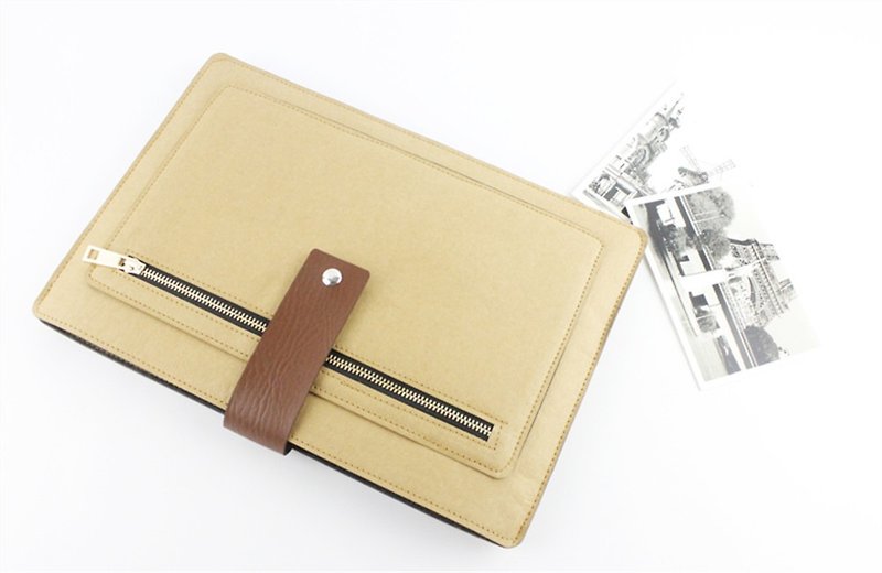 Special offer only one washed kraft paper Macbook Air 13 吋 pen electric bag computer bag - อื่นๆ - วัสดุอื่นๆ 