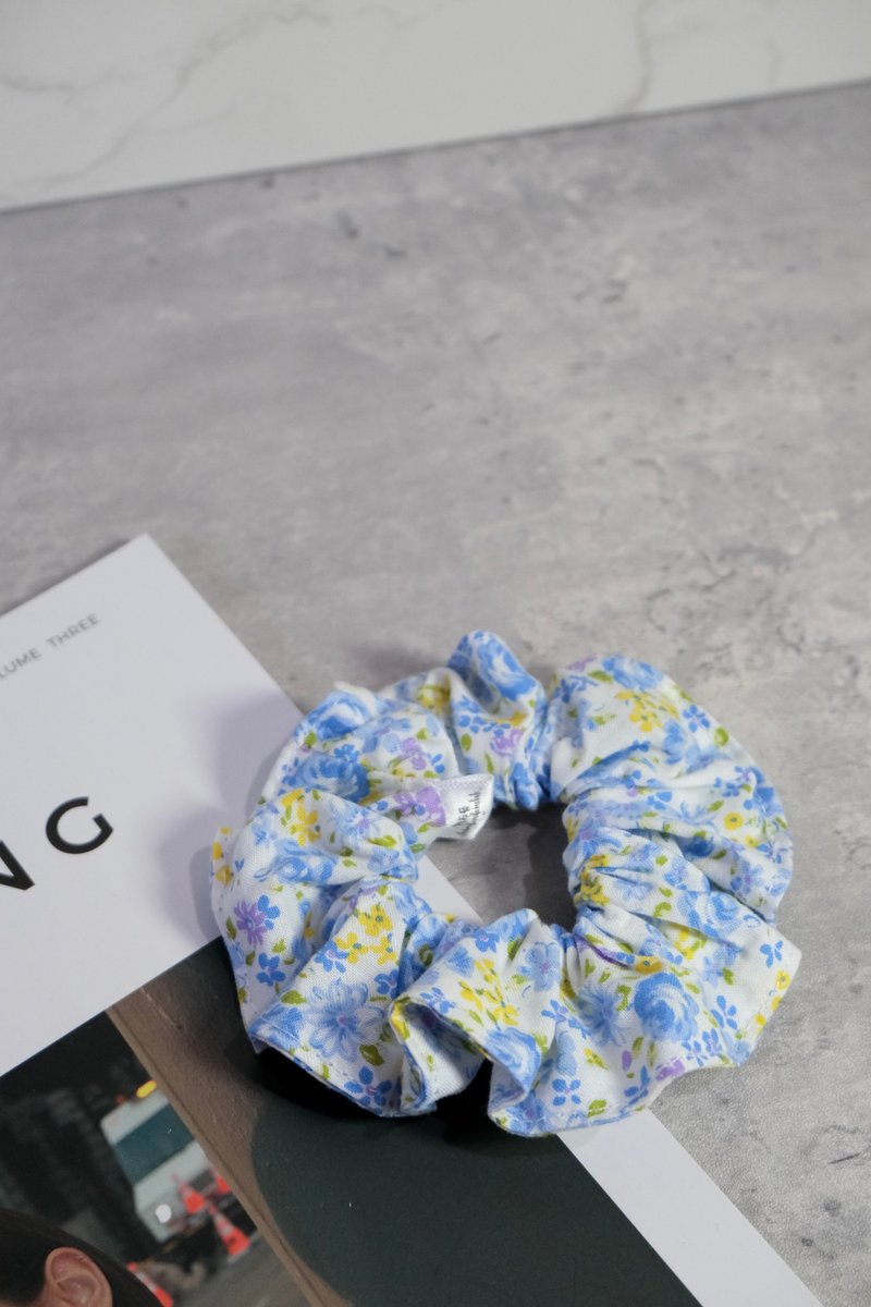 Handmade Scrunchies - F032 - เครื่องประดับผม - ผ้าฝ้าย/ผ้าลินิน หลากหลายสี