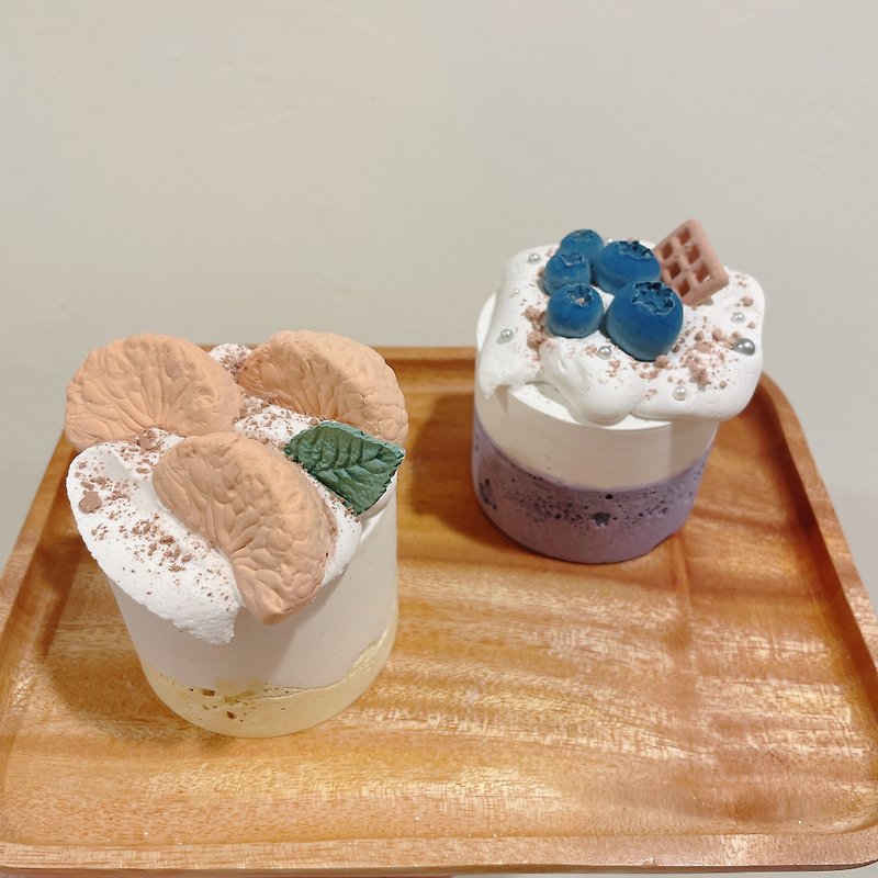 【Baking plaster】Dessert diffused Stone mousse cake - Fragrances - Other Materials 