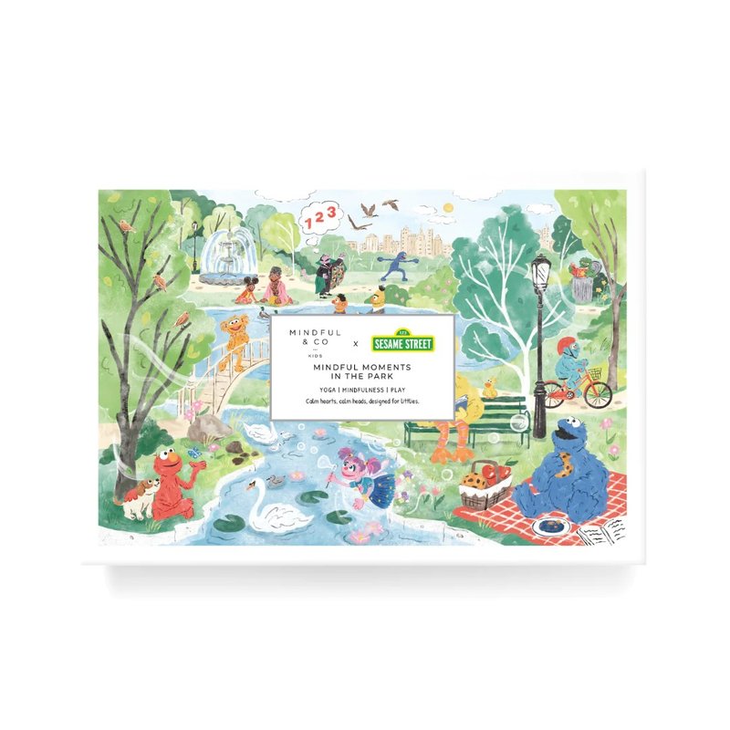 芝麻街趣味公園拼圖 Mindful & Co Kids - 拼圖 - 環保材質 多色