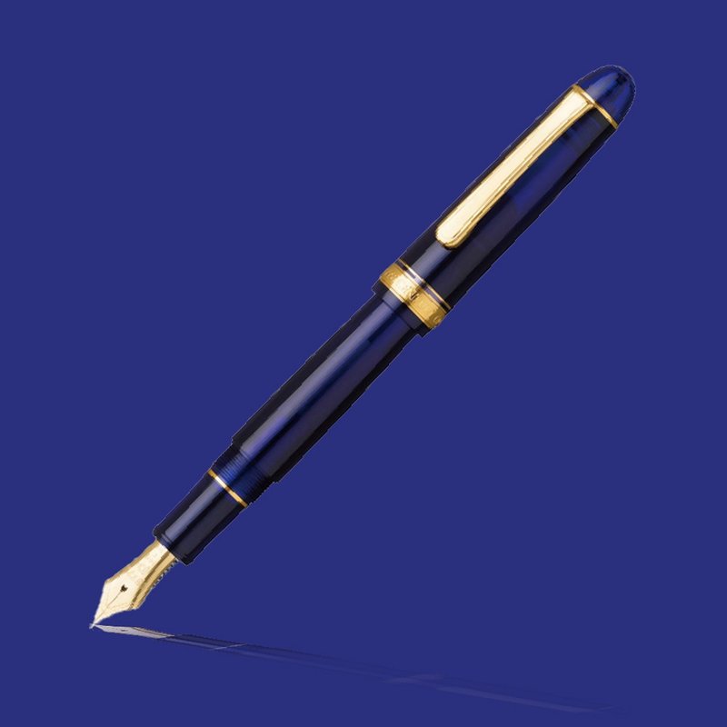 PLATINUM プラチナ #3776 センチュリー 万年筆 シャルトルブルー M - 万年筆 - その他の素材 ブルー