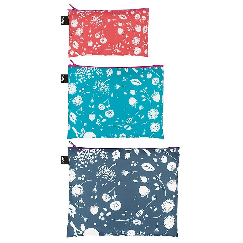 LOQI three storage bag/seed ZPSE - Toiletry Bags & Pouches - Plastic Multicolor