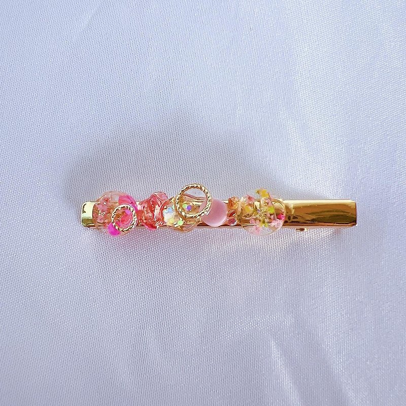 Hairpin Bubble Floral Hairpin Handmade UV Resin Jewelry - เครื่องประดับผม - เรซิน 