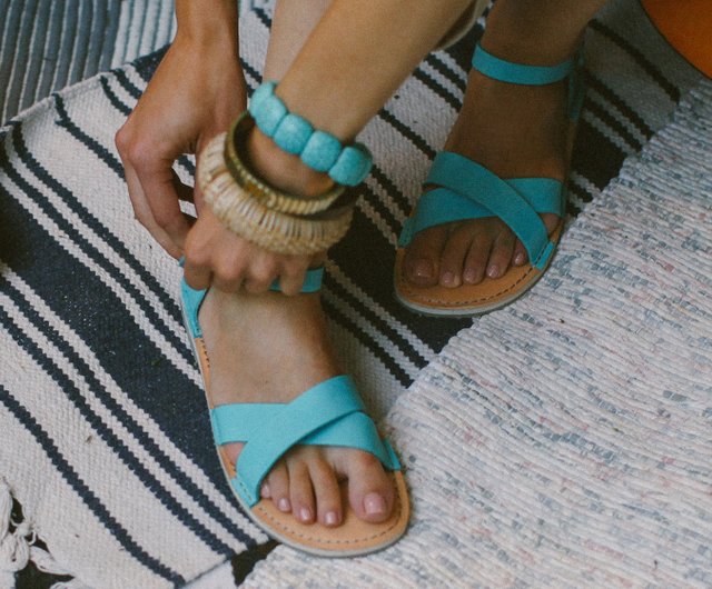 Womens 2025 turquoise sandals