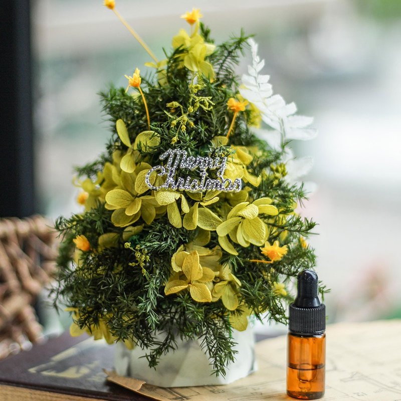 Christmas limited edition mini Christmas tree with essential oil x1 - จัดดอกไม้/ต้นไม้ - พืช/ดอกไม้ 