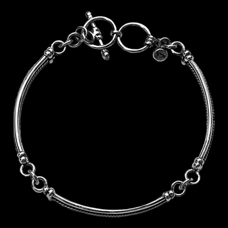 Bracelet Silver Balinese Style - 手鍊/手環 - 純銀 