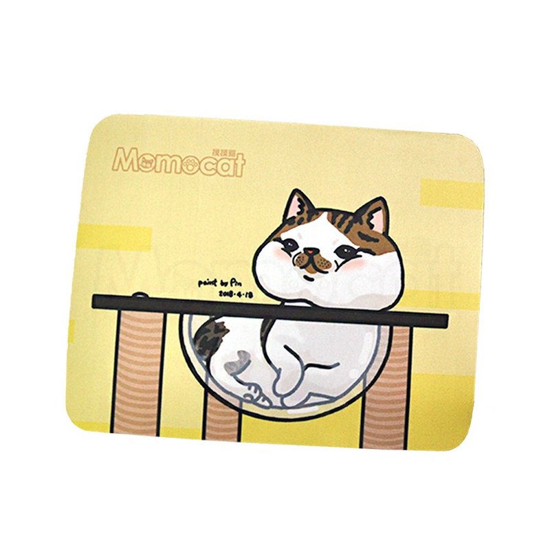 【MOMOCAT】錢錢紀念滑鼠墊 - 滑鼠墊 - 橡膠 