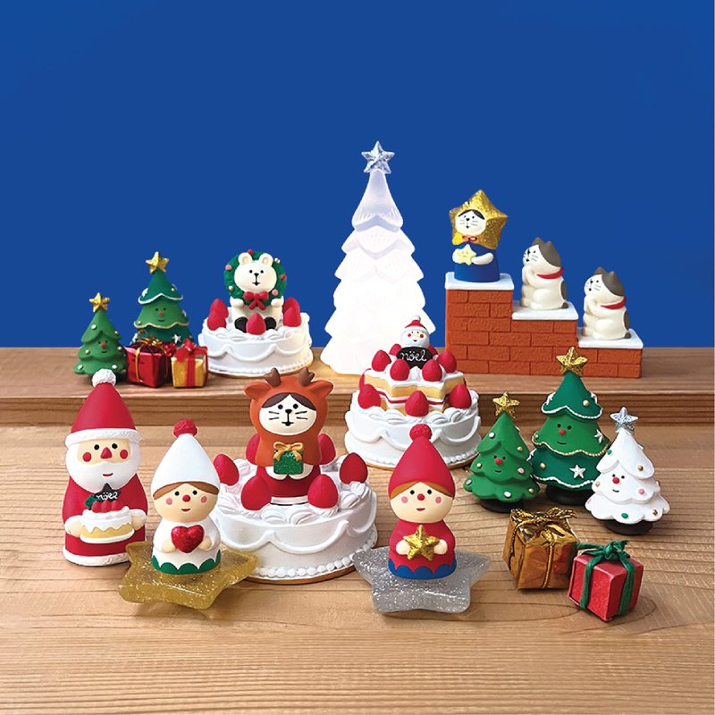 Japan Decole Concombre - Christmas Night with a Wishing Star - Items for Display - Resin Multicolor