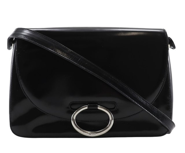 PRADA パテントレザー ワンショルダーバッグ ワンショルダーバッグ パテントレザー ブラウン（2024/11/03買取