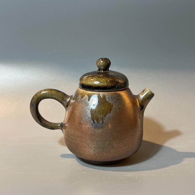 柴燒古樸茶壺 / 純陶土茶壺 / 小平凡手作 - 茶壺/茶杯/茶具 - 陶 