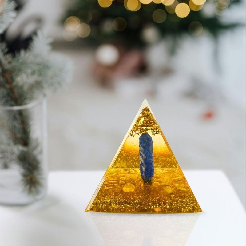 心智慧金字塔,贈木盒及燈座,奧剛,冥想,能量,金字塔擺飾 - 裝飾/擺設  - 其他材質 